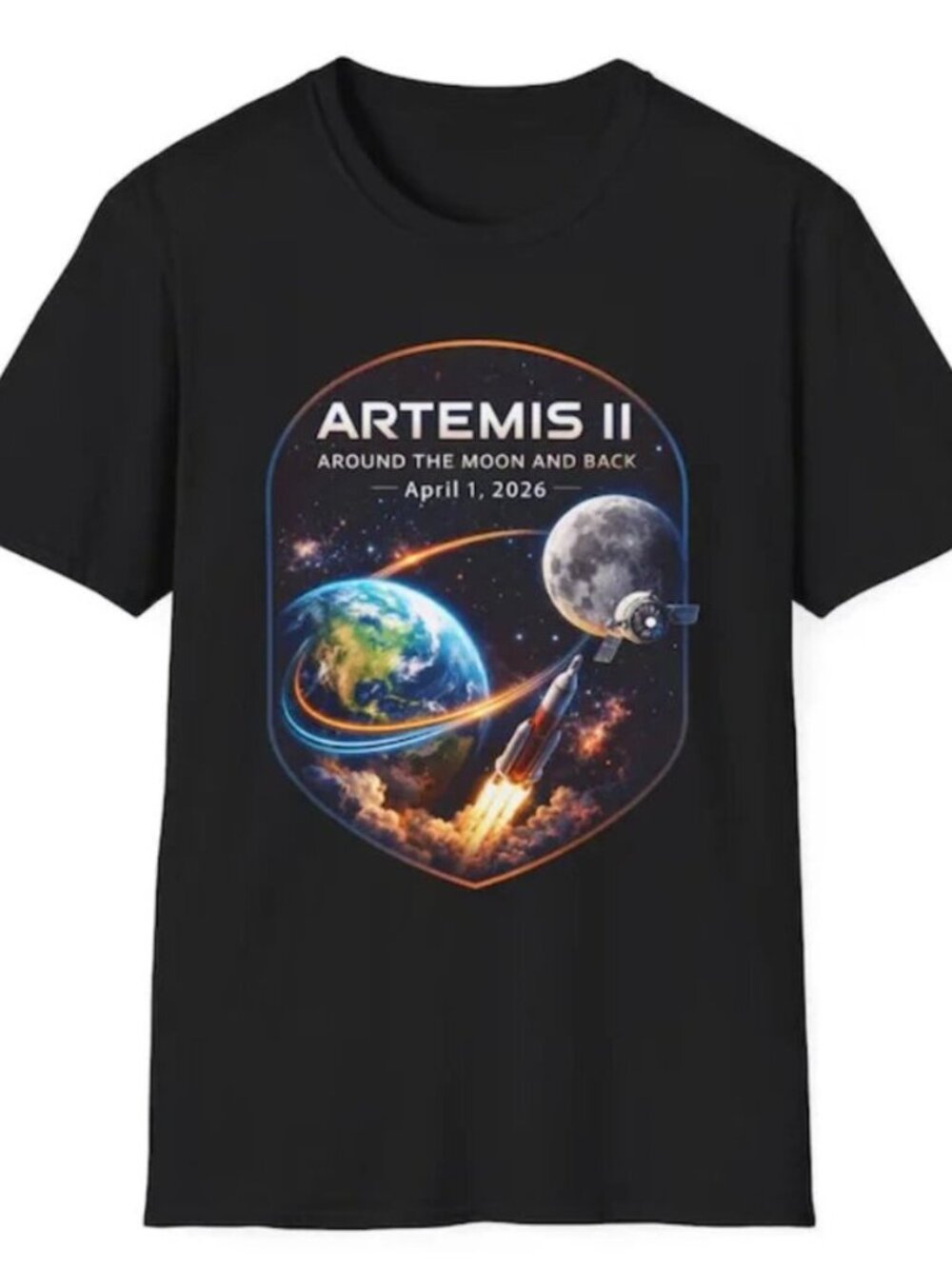 Artemis 2 Journey Around the Moon and Back 2026 T-Shirt 257